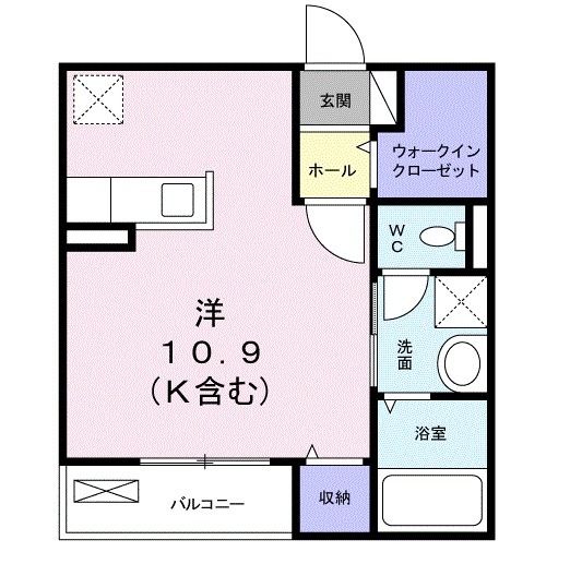 モデルノ1の間取り写真