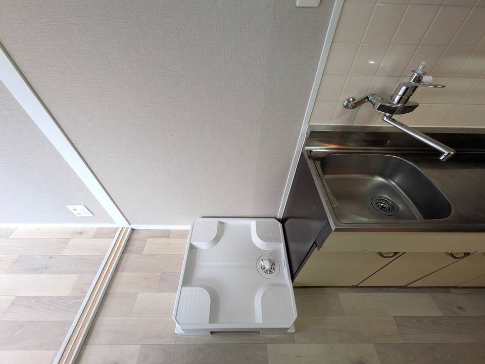 洗面設備　洗濯機置場