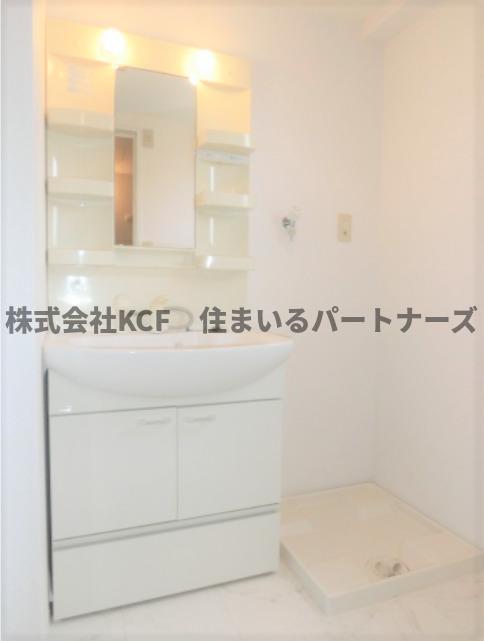 洗面設備　広い洗面スペース