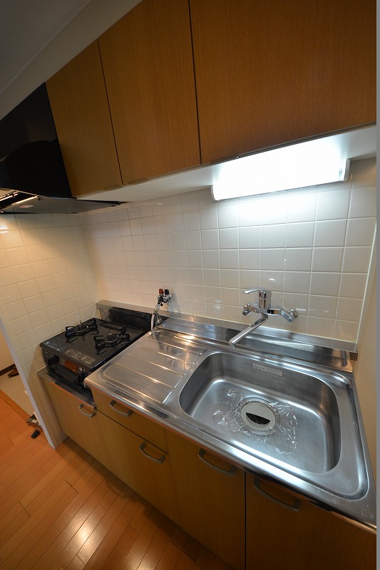 キッチン　グラマシー心斎橋東　ガスコンロ