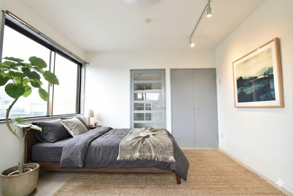 居室・リビング　※AIによる家具を置いたイメージ