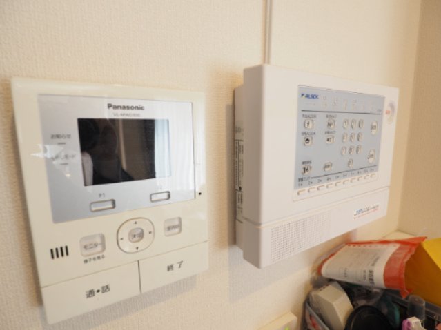 セキュリティ　TVモニター付インターホン・ALSOKセキュリティパネル