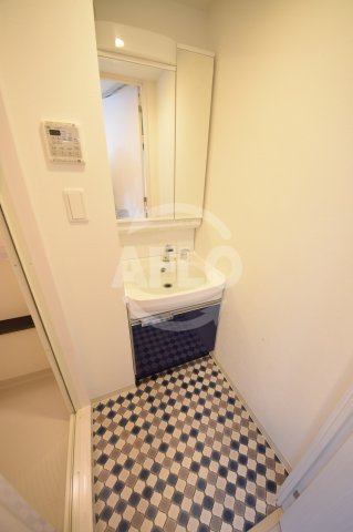 洗面設備　レシオス天王寺　洗面脱衣所