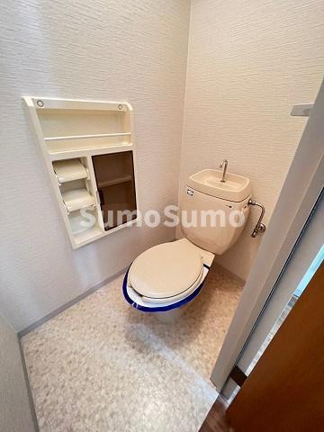 トイレ　ゆったりとした空間のトイレです