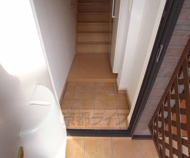 玄関　・お部屋探しは京都ライフまで・