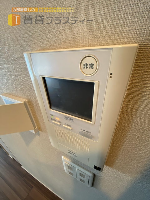 セキュリティ　来訪者の顔が確認出来る安心感。