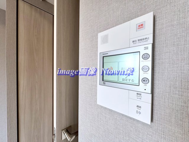 セキュリティ　モニター付きです。