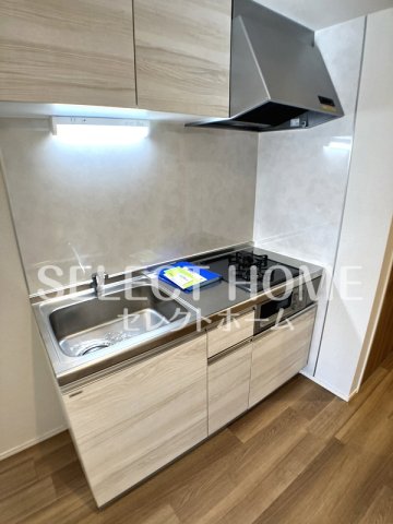 キッチン　コンパクトなキッチンで掃除もラクラク同型タイプ