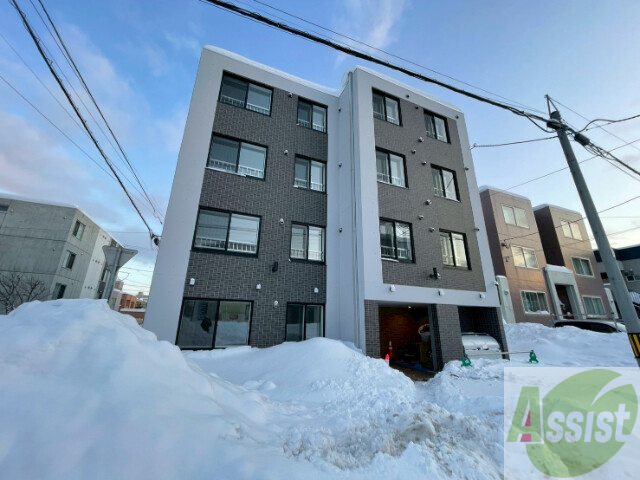 建物外観　札幌市西区西町北２条「ラフィーネ西町」