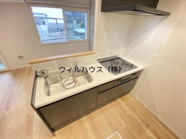 キッチン　ガスコンロ設置可！