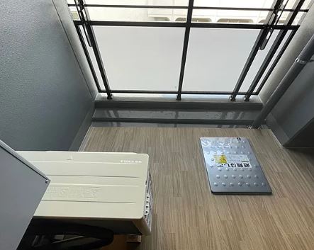 バルコニー　開放的で明るい空間を演出してくれるバルコニーです