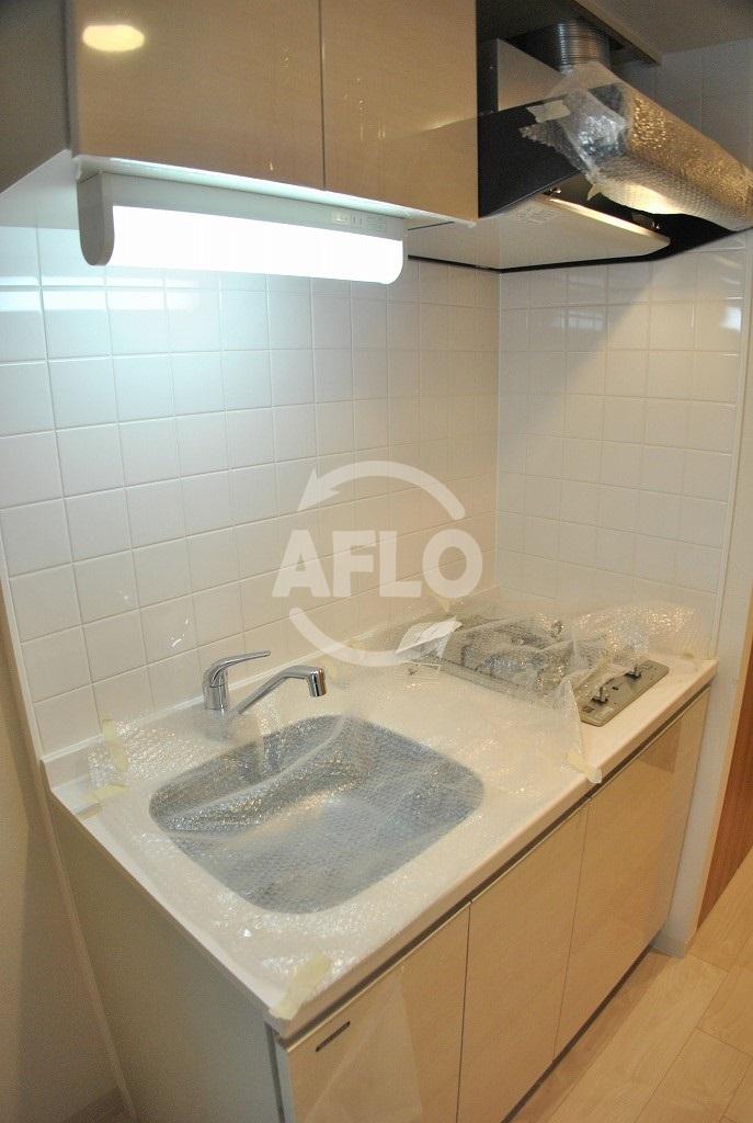 キッチン　プレサンス北浜パレス　ガスコンロ２口