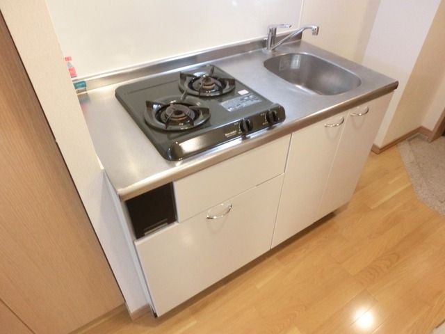 キッチン　ガス2口システムキッチン