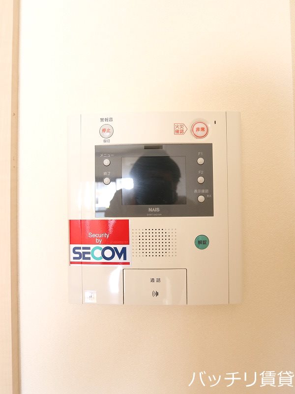セキュリティ　※写真は別号室反転タイプの為現状を優先いたします。