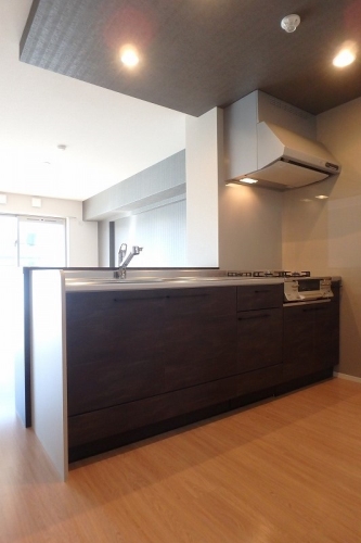 キッチン　他物件参考画像。建具・壁・床色は異なります。現況優先。