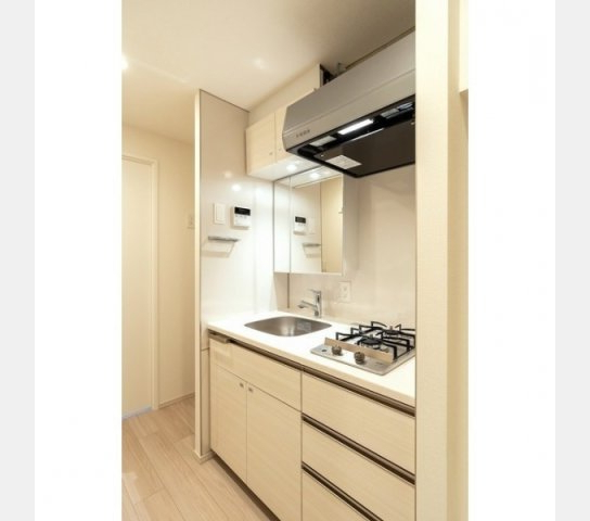 キッチン　ガスコンロ付のキッチン