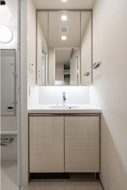 洗面設備　あると便利な独立洗面台