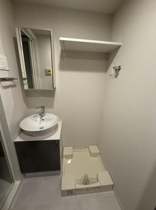 洗面設備　エスリードレジデンス ザ・グラン大阪福島クラス　洗面所