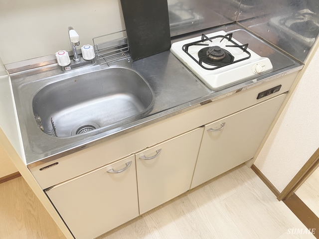 キッチン　ガスコンロ設置済です！