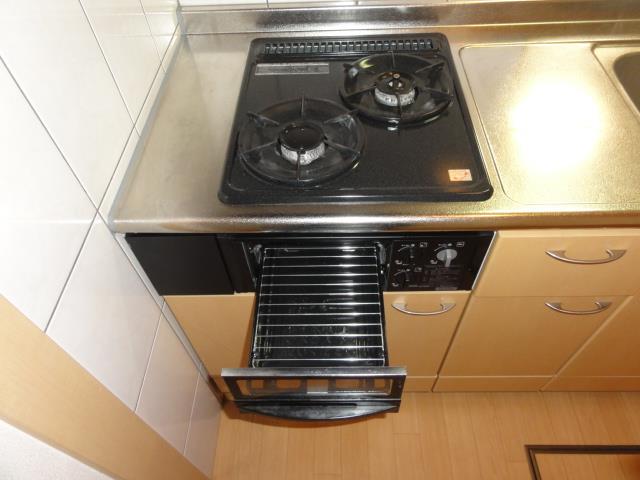その他部屋・スペース　魚焼きグリル付ガスコンロ