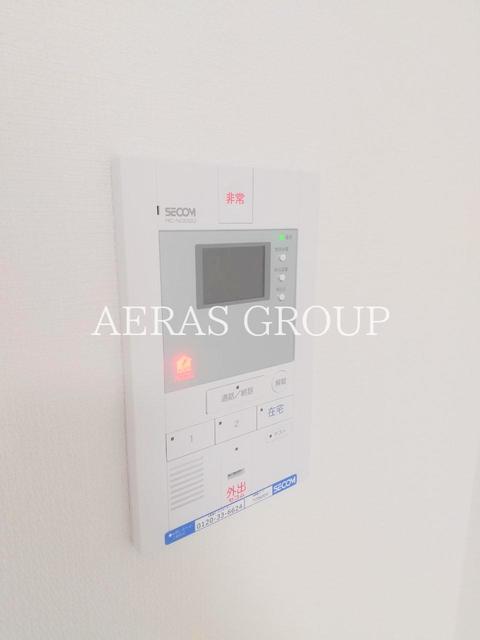 セキュリティ　モニター付きインターホン