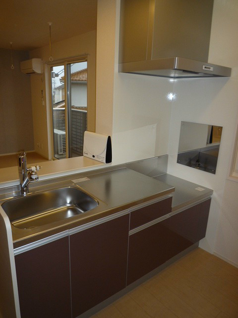 キッチン　写真は202号室です。(参考)