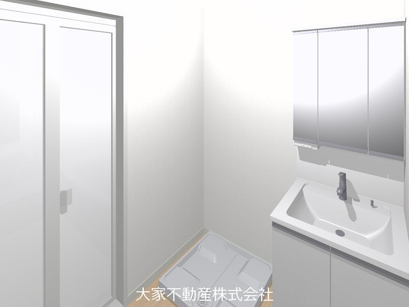 洗面設備　※建設中の為イメージ。現況優先