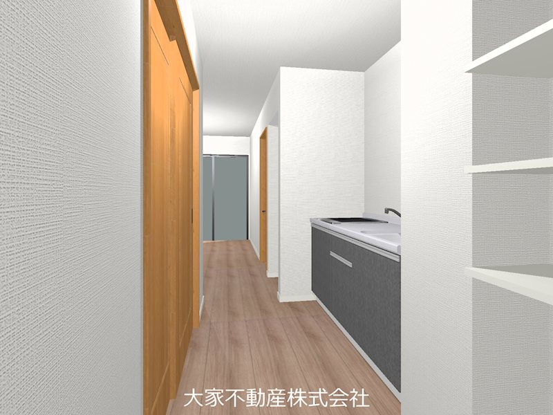 玄関　※建設中の為イメージ。現況優先