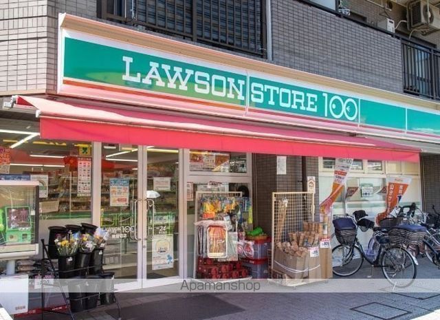 コンビニ　ローソンストア１００（コンビニ）まで355m