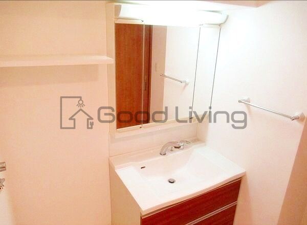 洗面設備　身だしなみもバッチリ