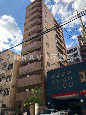 建物外観　【ヴィラタワー谷町】きれいな外観です