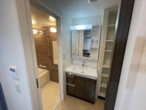 洗面設備　洗面台　※同タイプの部屋のお写真です