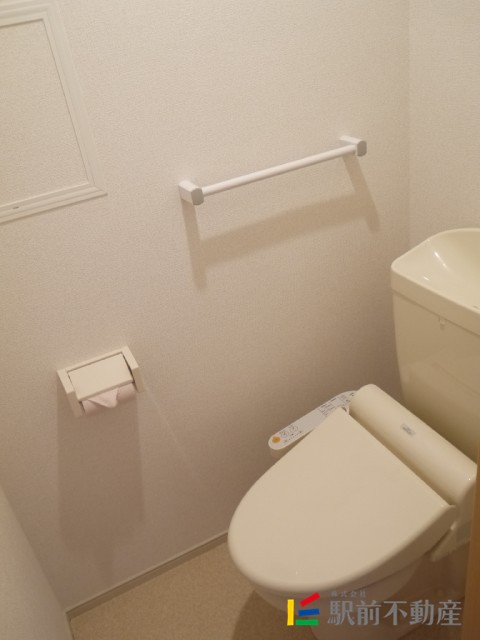 トイレ　温水洗浄便座！