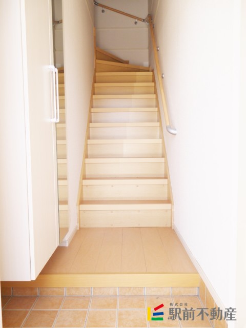 玄関　室内階段仕様になっています！