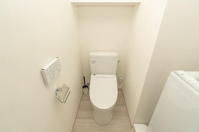 トイレ　ゆったりとした空間のトイレです