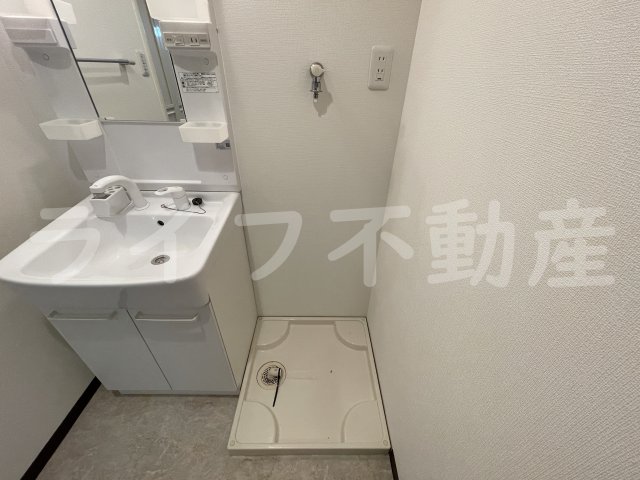洗面設備　使いやすい洗面所です