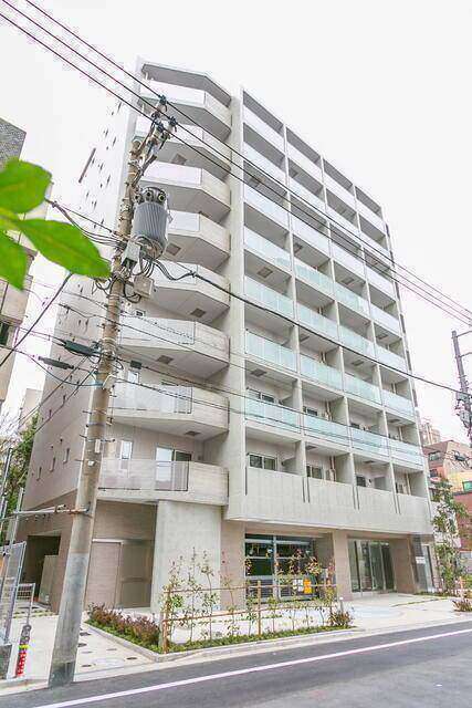 建物外観　外観タイル張りです