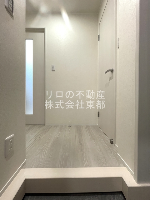 玄関　シューズボックス付☆いつでもスッキリ片付きますね！