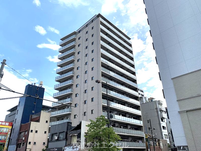 建物外観　ペット飼育可能の分譲賃貸マンションです。