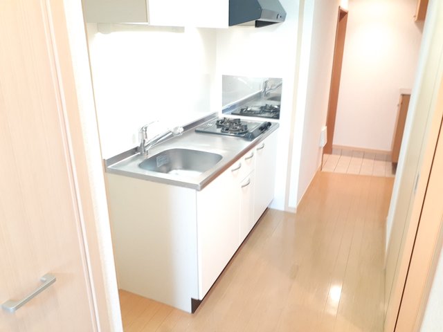 キッチン　2口ガスコンロ付きのシステムキッチン☆