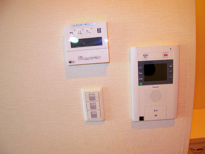 セキュリティ　モニター付きです！