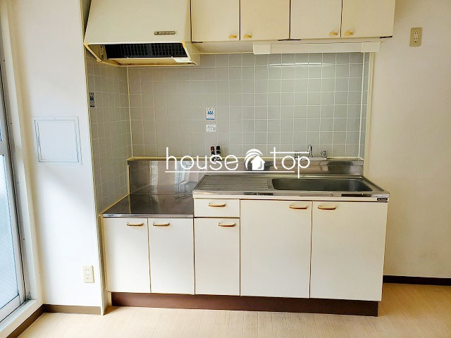 キッチン　2口ガスコンロ設置可能