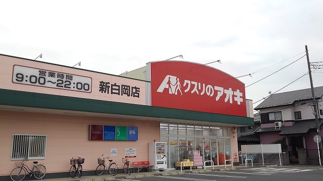 ドラックストア　クスリのアオキ新白岡店（ドラッグストア）まで1100m