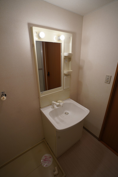 洗面設備　同じ建物の別の部屋