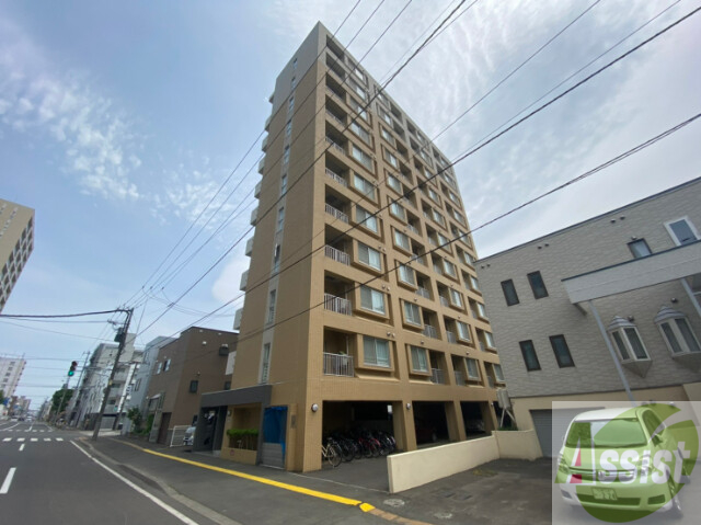 建物外観　札幌市北区北十三条西「クラッセ北大通り」