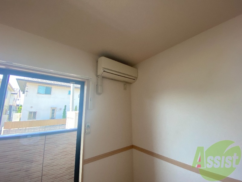 その他設備　エアコンが付いていますので寒暖対策もばっちり。