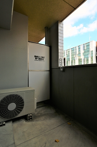 バルコニー　お洗濯がたくさん干せます