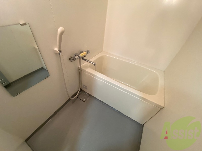 バス・シャワールーム　誰にでも使いやすい混合水栓です！便利ですね。