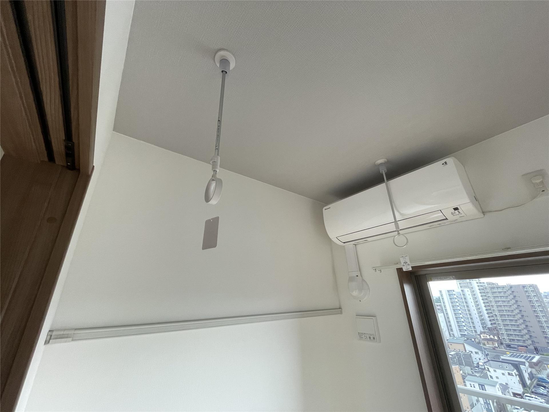 その他設備　室内物干し付きです