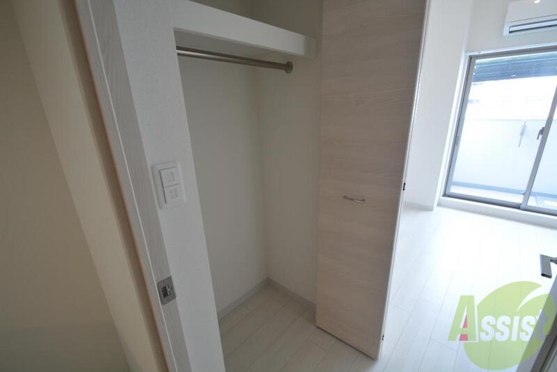 収納　使いやすいクローゼットタイプです。